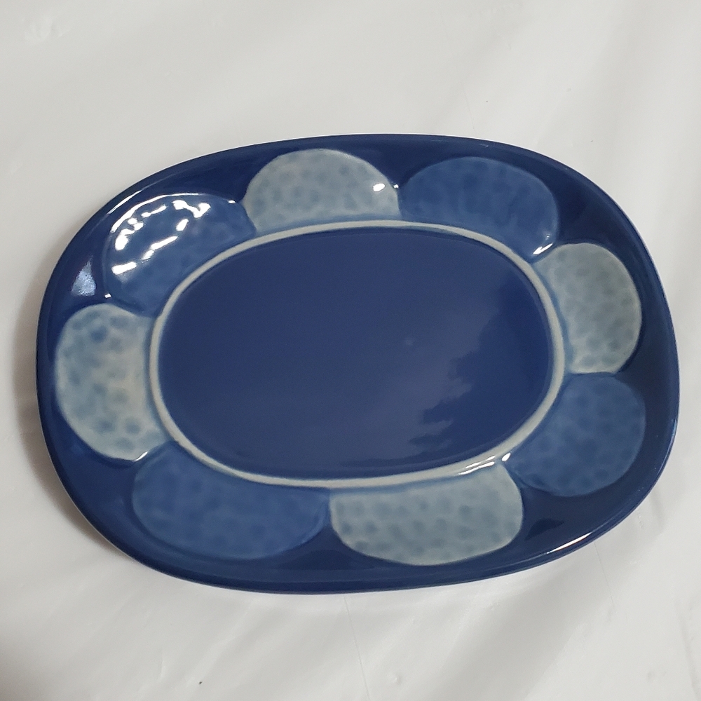 Opalhouse Blue Ceramic Serving Platter